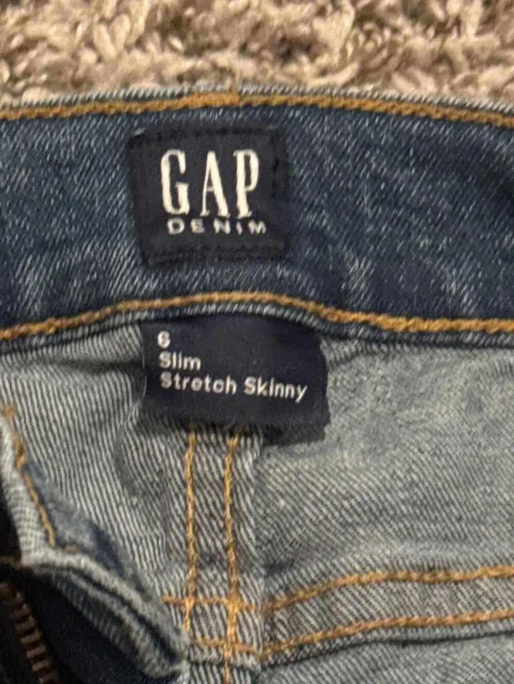 GAP Kids Stretch Skinny Denim Jeans Size 6 Slim